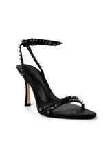 01-5303 Studded High Heel Sandal