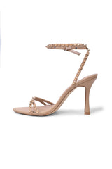 01-5303 Studded High Heel Sandal