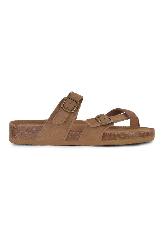 01-5370 Flat  Buckle Slipper