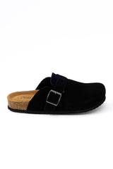 01-5371 Flat Buckle Clog Mule