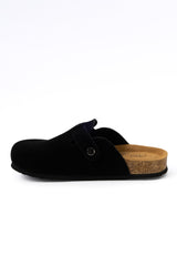 01-5371 Flat Buckle Clog Mule