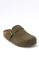 01-5371 Flat Buckle Clog Mule