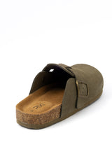 01-5371 Flat Buckle Clog Mule