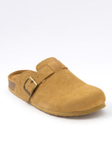 01-5371 Flat Buckle Clog Mule
