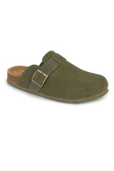 01-5371 Flat Buckle Clog Mule