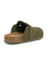 01-5371 Flat Buckle Clog Mule