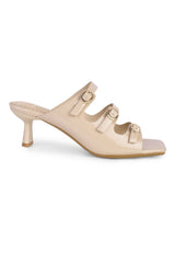 01-5388 High Heel Buckle slipper