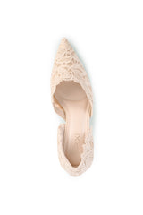 01-5391 High Heel Dantelle Pumps